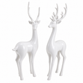 White Christmas Deer – Set of 2
