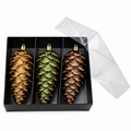 Woodland Pinecone Decorations – Set of 3, 19cm