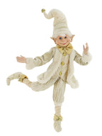 Christmas Elf Nugget 45cm – Champagne & Gold Christmas Elf