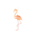 Acrylic Flamingo Tree Decoration 17cmH