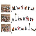 Christmas Villager Figurine Set – 3 Festive Styles