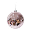 Light Pink Shiny Bauble 15cm