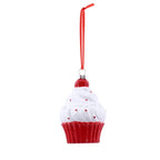 Glossy Red & White Candy Hanging Decoration (Assorted)