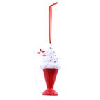 Glossy Red & White Candy Hanging Decoration (Assorted)