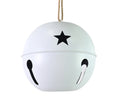 White Matte Nutbell Hanging Decoration – 15 cm
