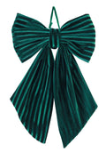 Rich Striped Cord Bow – Green