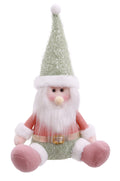 Pastel Sitting Santa 35cm