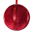 Red Velvet Circus Bauble 12cm