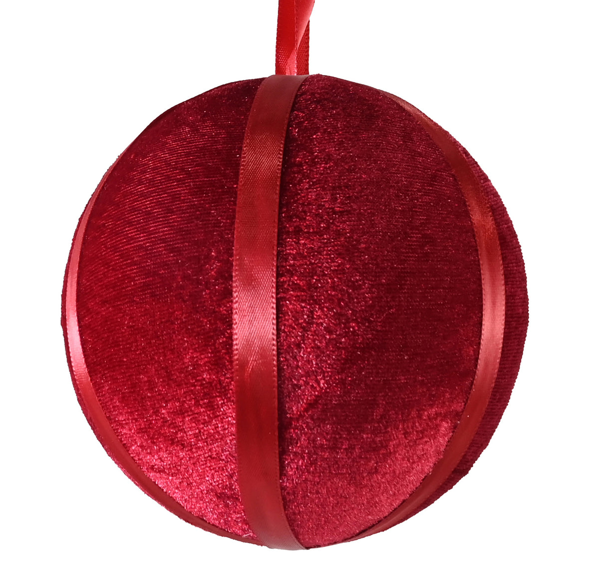 Red Velvet Circus Bauble 12cm