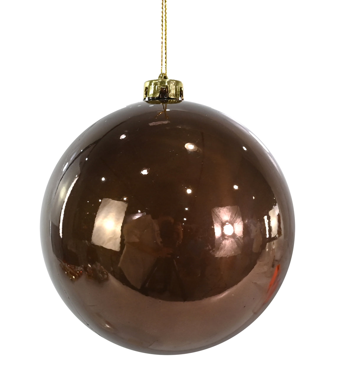 Mocha Pearl Bauble 15cm
