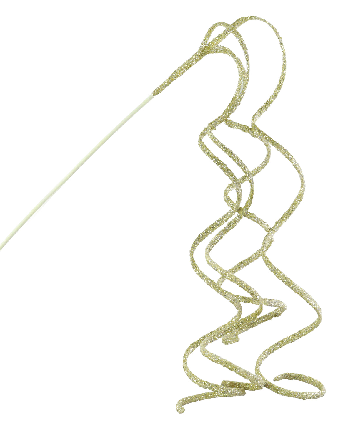 Champagne Garden Curly Draping Spray 57cm