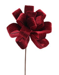 Velvet Loop Flower Stem 40cm – Burgundy