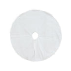 Tree Skirt White Plush 120cm