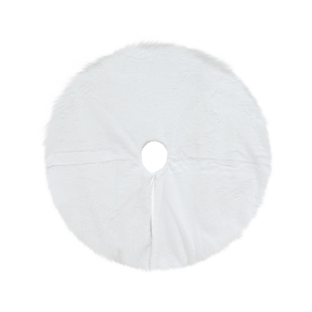 Tree Skirt White Plush 120cm