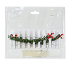Christmas Village Picket Fence with LED Lights