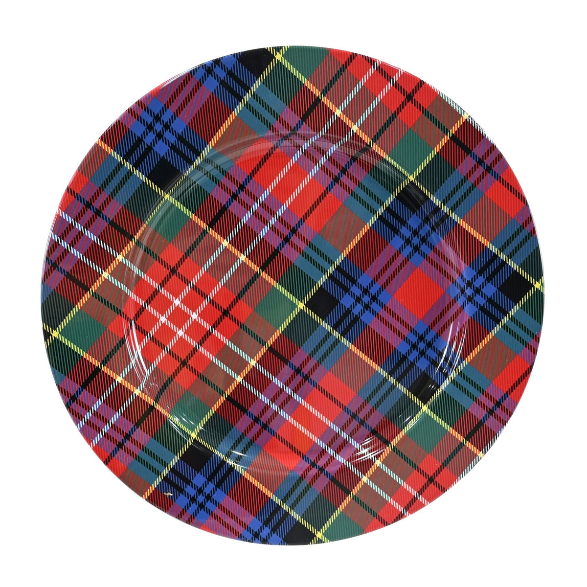 Metal Tray Tartan 33cm – Design C