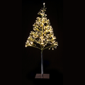 LED Sparkle Twinkle Tree – Warm Gold 135cm