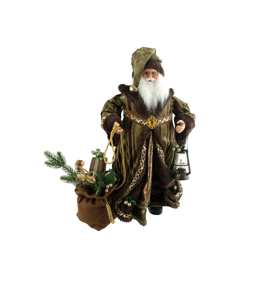 Santa Gold Brown, Copper and Sage 47cm