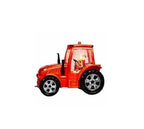 Santas Claus Red Tractor Snow Globe with Light & Music - Coming Soon