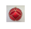 Red Shatterproof 12cm Bauble