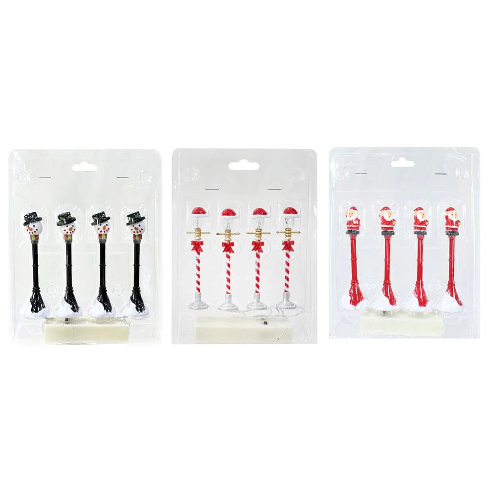 LED Miniature Street Lamps – Assorted Designs