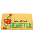 Grinch Registered Regifter Door Mat